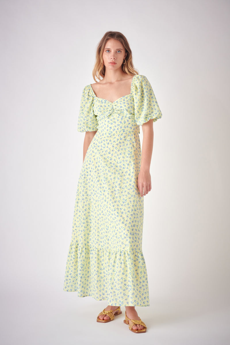 free the roses maxi dress Floral Back Tied Maxi Dress – Free The Roses