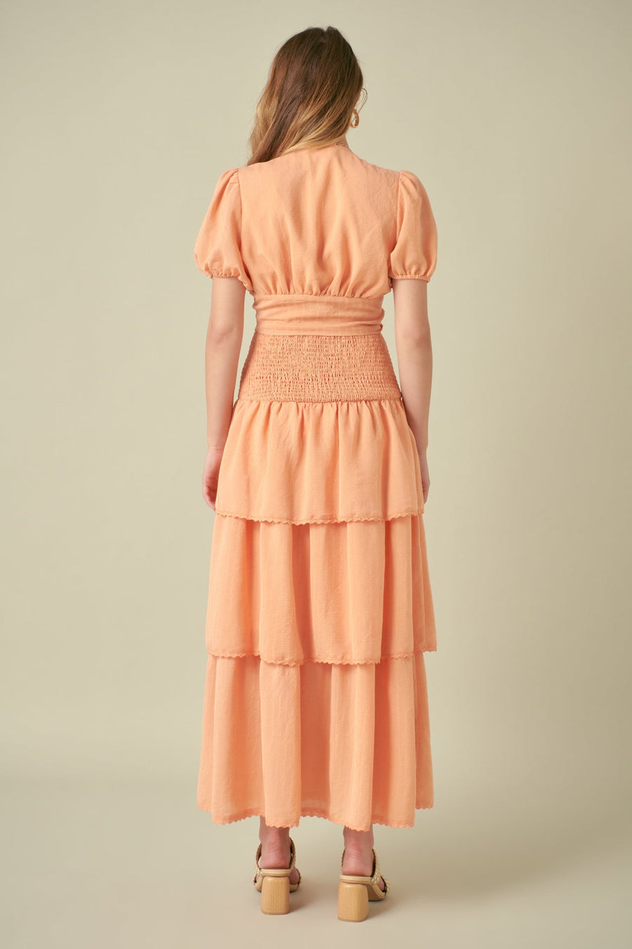 FREE THE ROSES - Smocked Ruffle Tiered Skirt - SKIRTS available at Objectrare