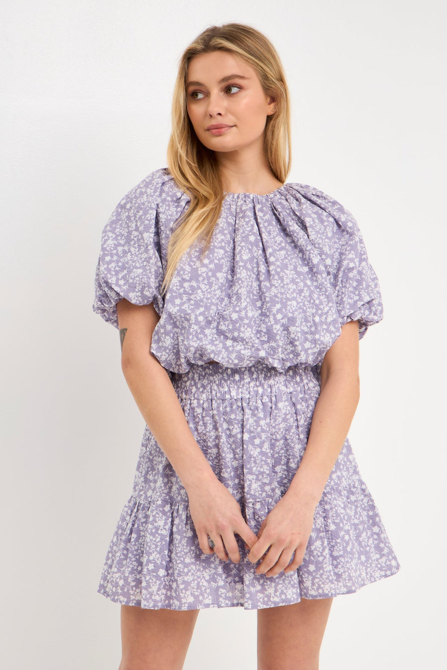 FREE THE ROSES - Raglan Blouson Cropped Top - TOPS available at Objectrare