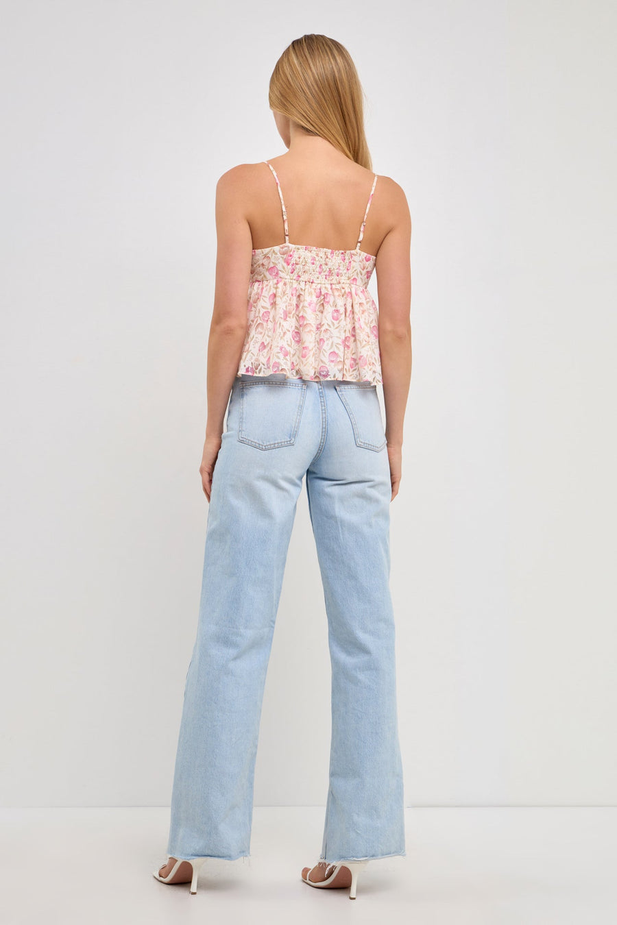 FREE THE ROSES - Floral Baby Doll Top - TOPS available at Objectrare