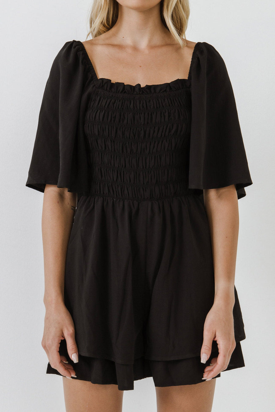 FREE THE ROSES - Smocked Romper - ROMPERS available at Objectrare