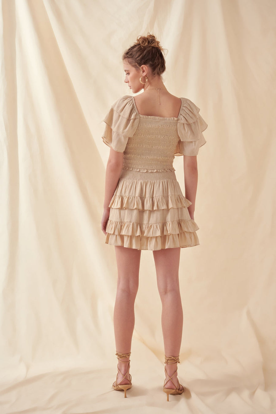 FREE THE ROSES - Smocked Ruffled Top - TOPS available at Objectrare