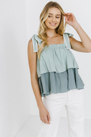 FREE THE ROSES - Color Block Tank Top - CAMI TOPS & TANK available at Objectrare