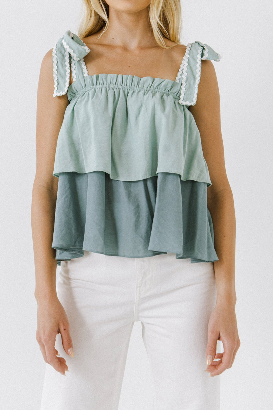 FREE THE ROSES - Color Block Tank Top - CAMI TOPS & TANK available at Objectrare