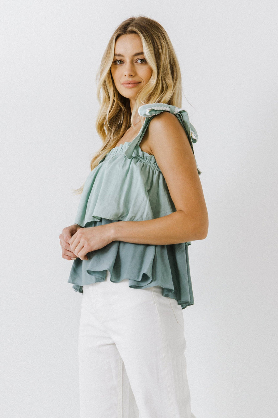 FREE THE ROSES - Color Block Tank Top - CAMI TOPS & TANK available at Objectrare