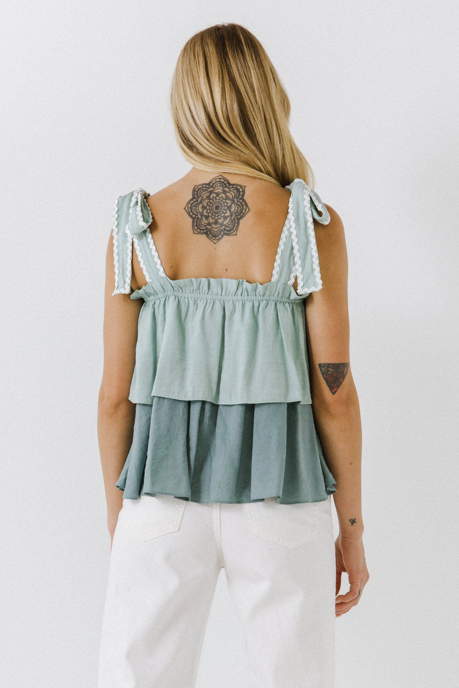FREE THE ROSES - Color Block Tank Top - CAMI TOPS & TANK available at Objectrare