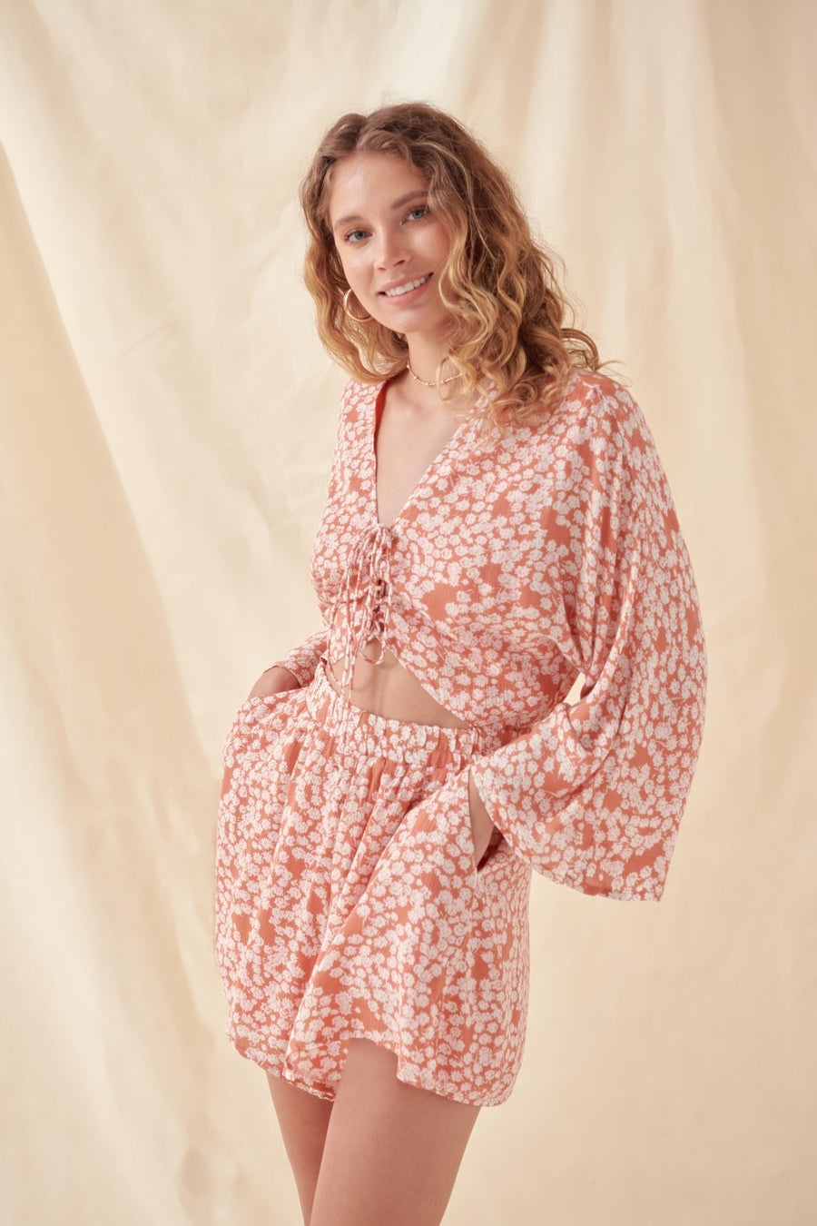 FREE THE ROSES - Front Spaghetti Romper - ROMPERS available at Objectrare
