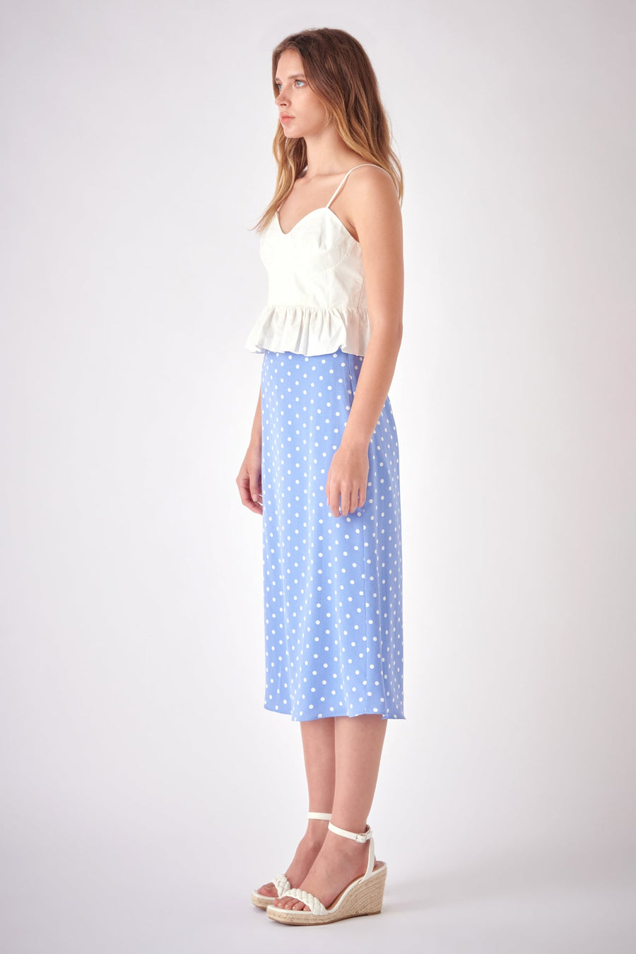 FREE THE ROSES - Basic Midi Skirt - SKIRTS available at Objectrare