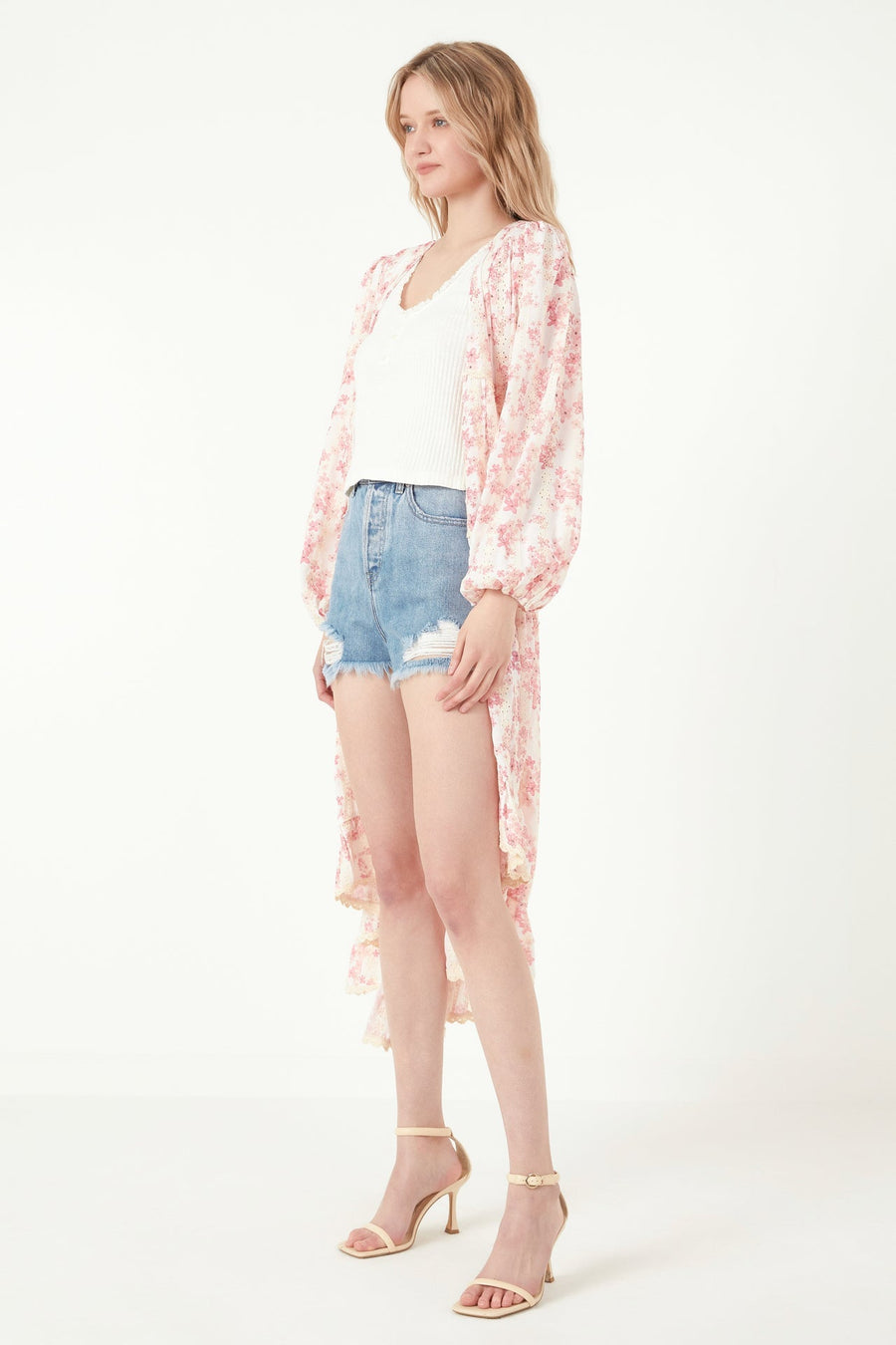 FREE THE ROSES - High-Low Maxi Dress - DRESSES available at Objectrare