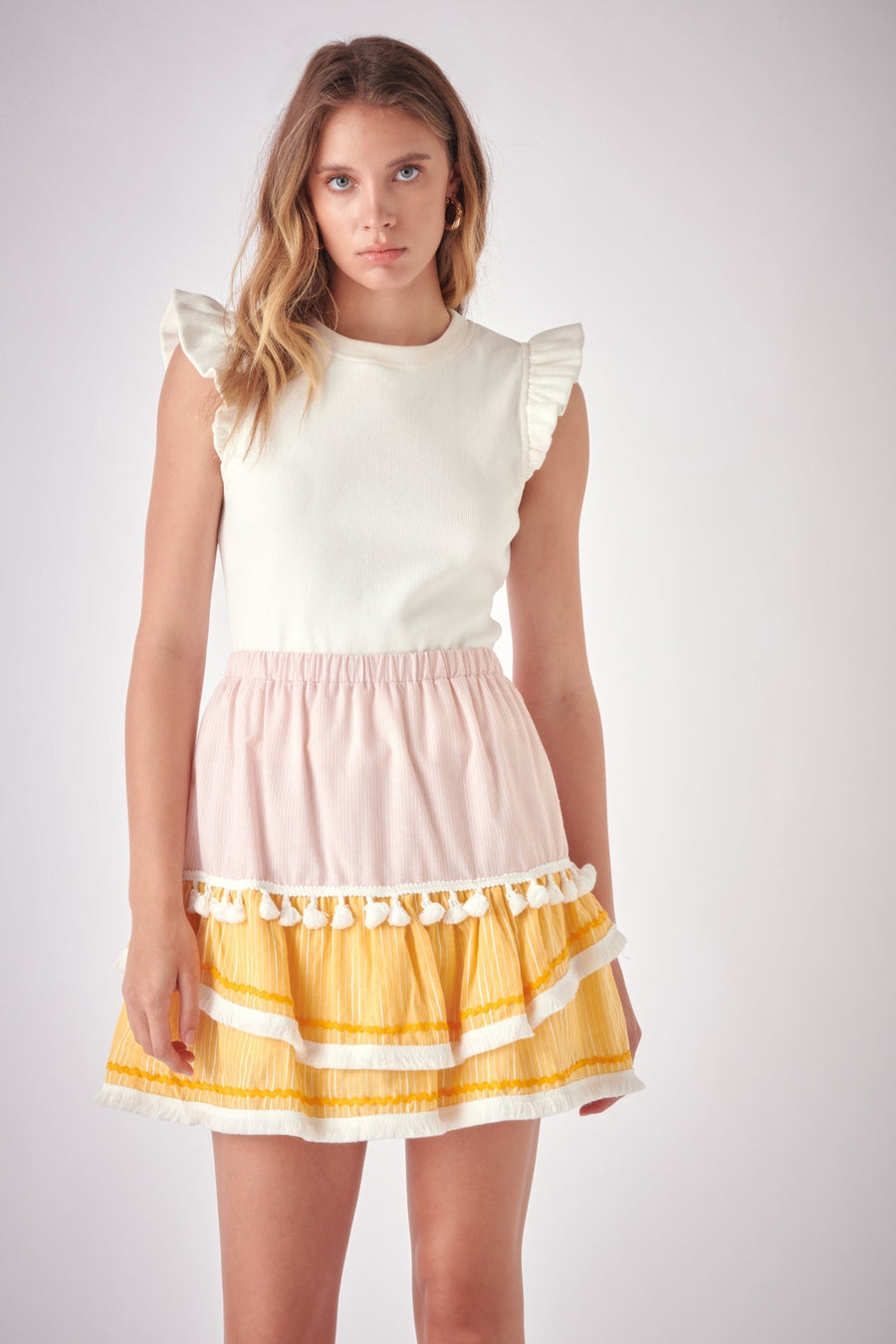 FREE THE ROSES - Embellishment Skirt - SKIRTS available at Objectrare