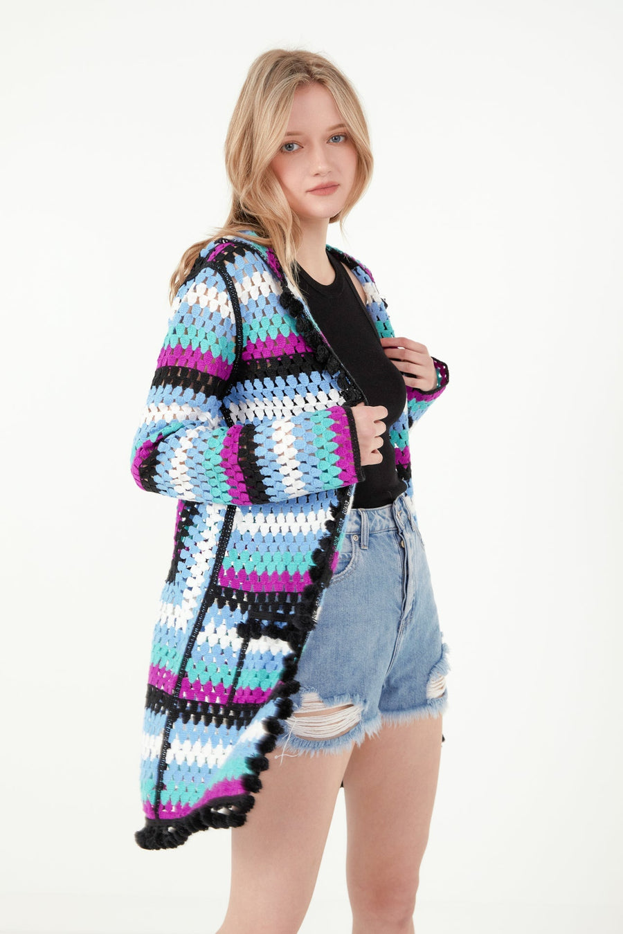 FREE THE ROSES - Crochet Cardigan - CARDIGANS available at Objectrare