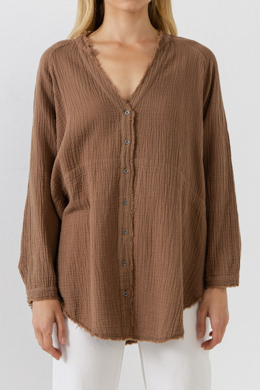 FREE THE ROSES - Button Down Tunic - DRESSES available at Objectrare