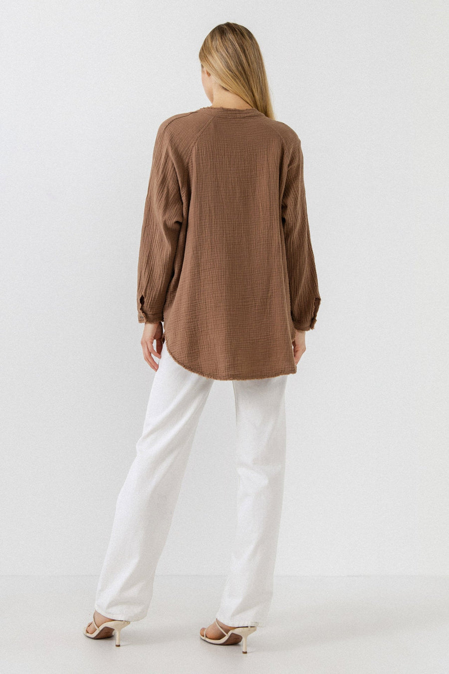 FREE THE ROSES - Button Down Tunic - DRESSES available at Objectrare