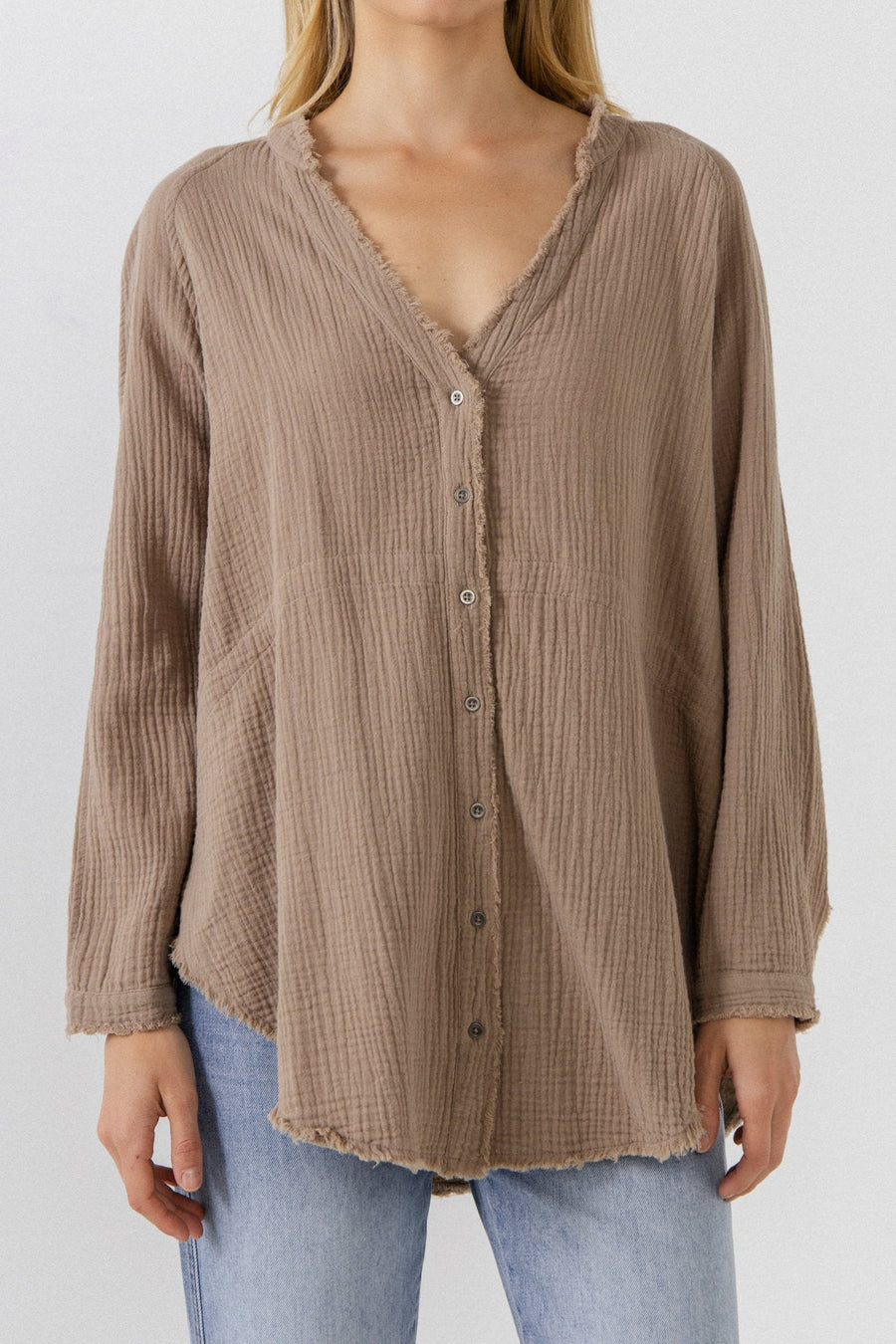 FREE THE ROSES - Button Down Tunic - DRESSES available at Objectrare
