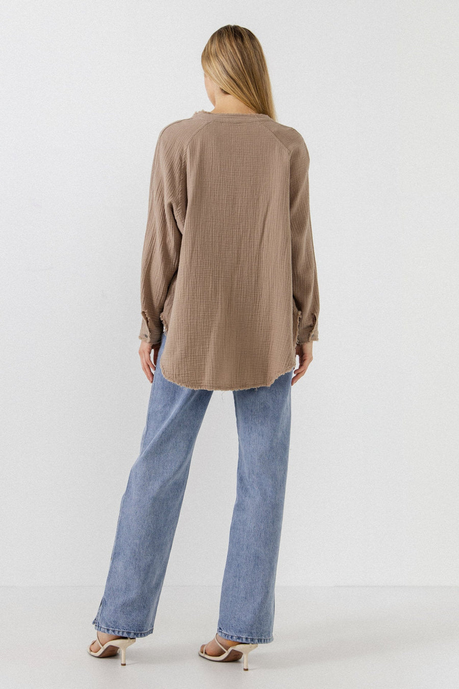 FREE THE ROSES - Button Down Tunic - DRESSES available at Objectrare