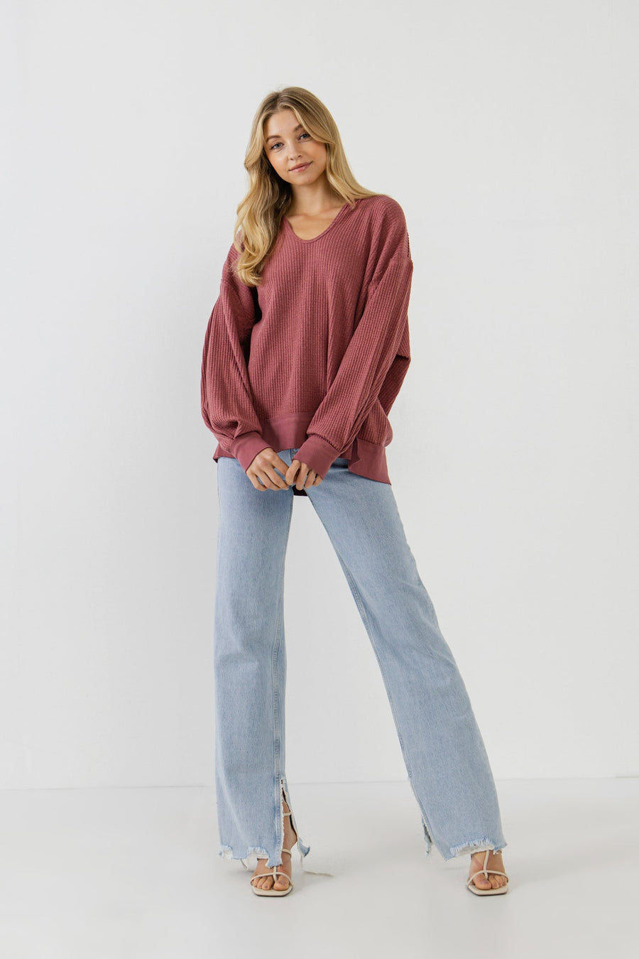 FREE THE ROSES - Thermal Pullover - T-SHIRTS available at Objectrare