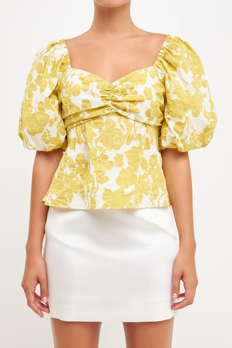 FREE THE ROSES - Floral Tied Back Top - TOPS available at Objectrare
