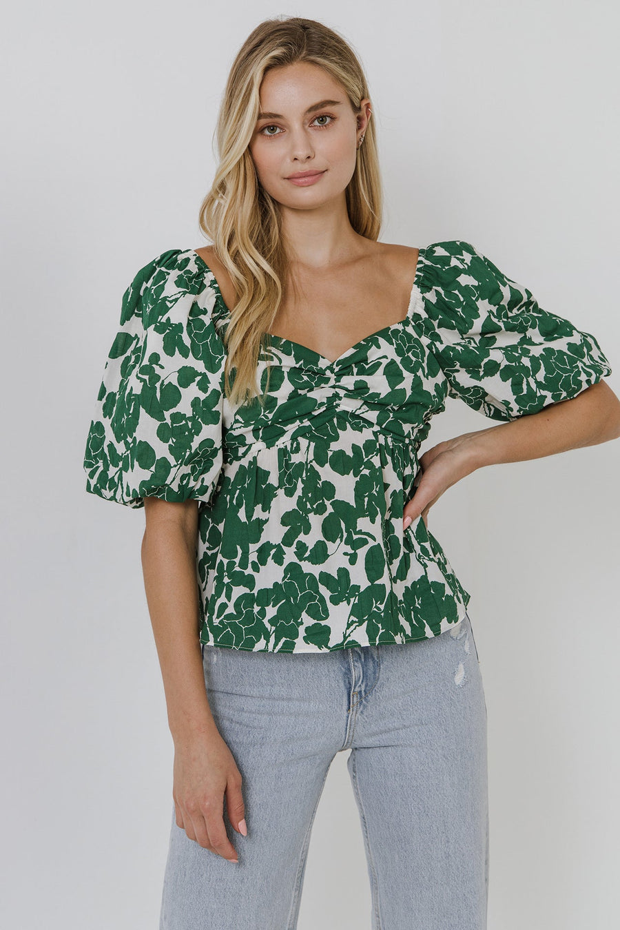 FREE THE ROSES - Floral Tied Back Top - TOPS available at Objectrare