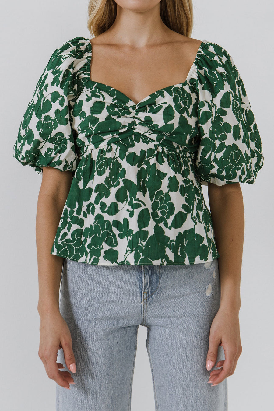 FREE THE ROSES - Floral Tied Back Top - TOPS available at Objectrare