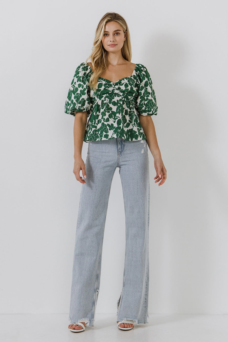 FREE THE ROSES - Floral Tied Back Top - TOPS available at Objectrare