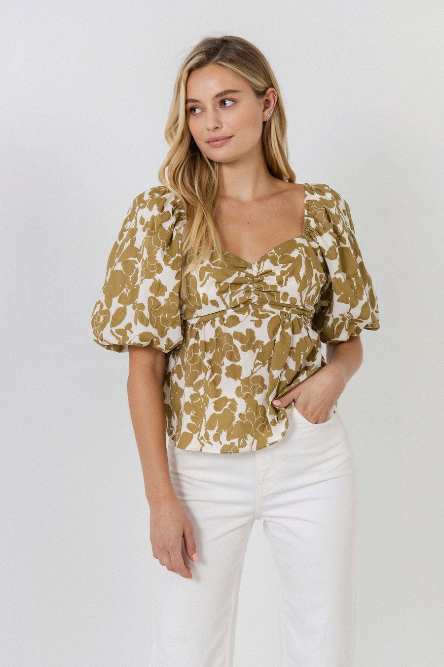 FREE THE ROSES - Floral Tied Back Top - TOPS available at Objectrare