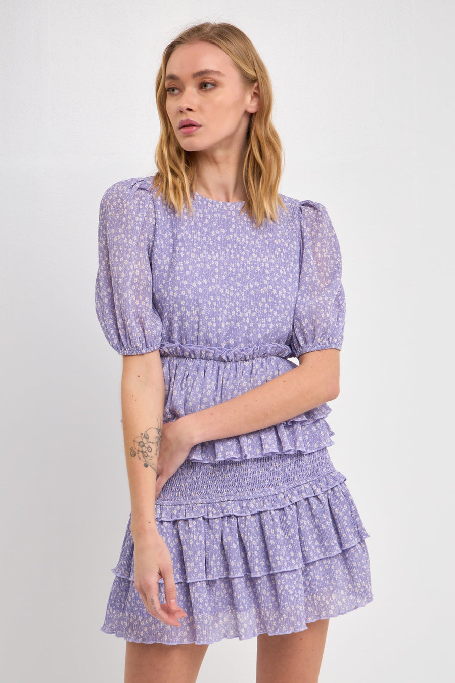 FREE THE ROSES - Floral Mini Skirt - SKIRTS available at Objectrare