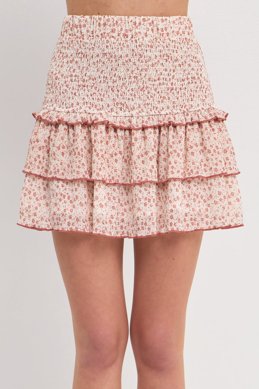 FREE THE ROSES - Floral Mini Skirt - SKIRTS available at Objectrare