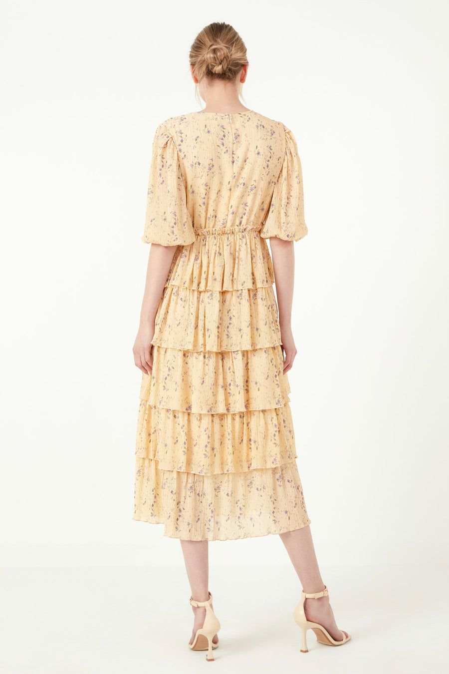 FREE THE ROSES - Floral Midi Dress - DRESSES available at Objectrare