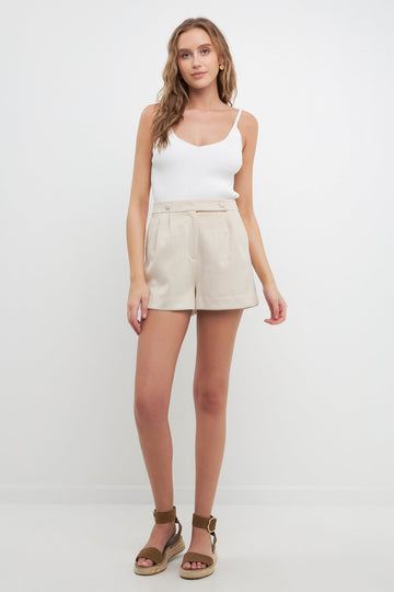 FREE THE ROSES - Suede Shorts - SHORTS available at Objectrare