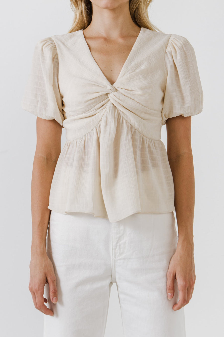 FREE THE ROSES - Knotted Top - TOPS available at Objectrare