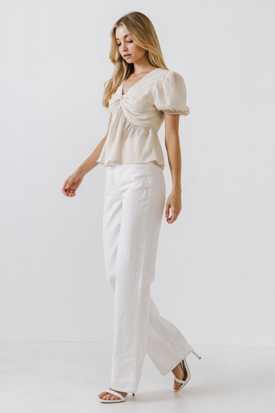 FREE THE ROSES - Knotted Top - TOPS available at Objectrare