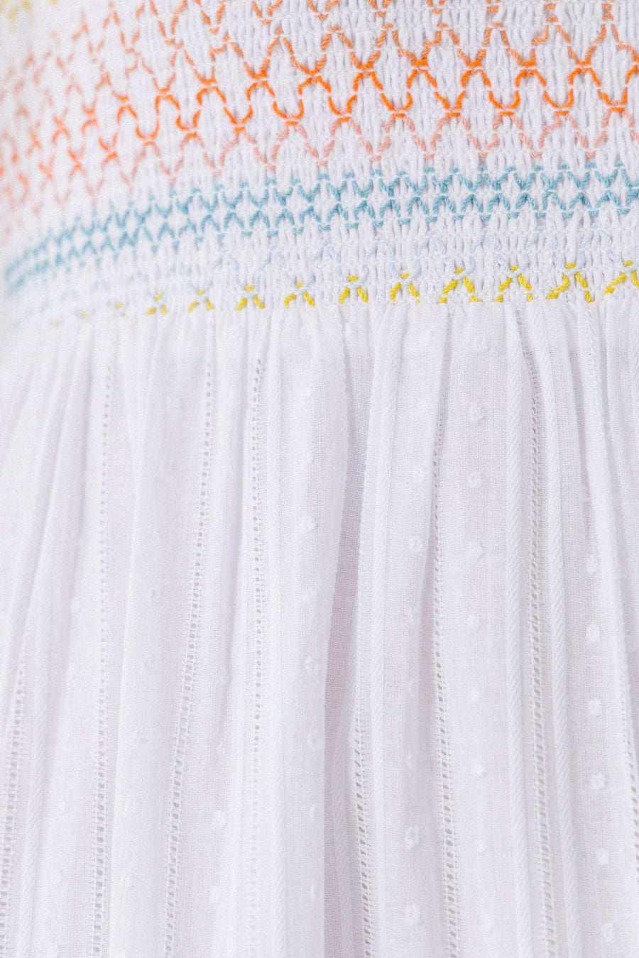 FREE THE ROSES - Multicolor Smocked Dress - DRESSES available at Objectrare