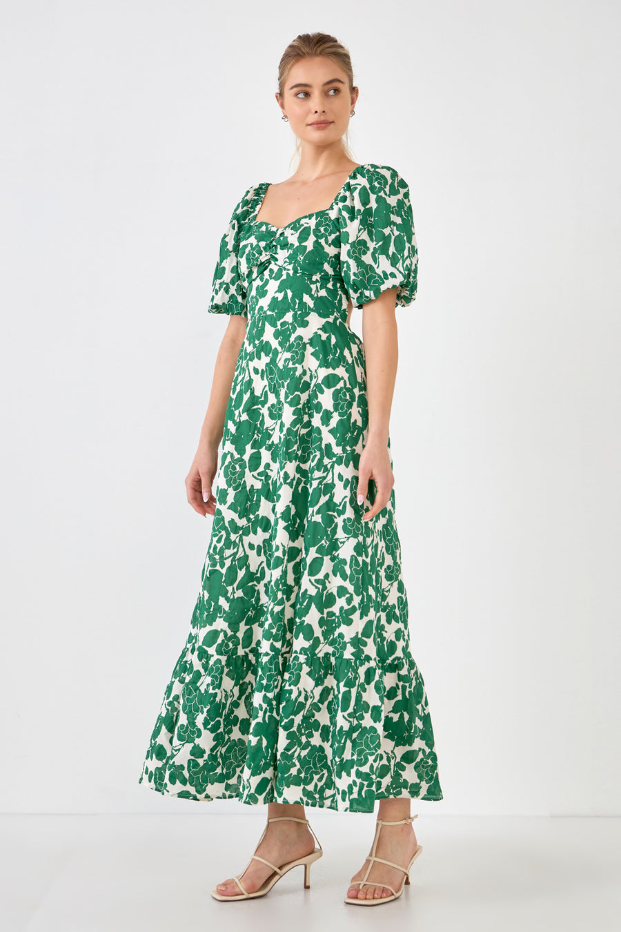 Floral Print Maxi Dress